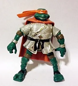2004 Playmates TMNT Ninja Knight Michelangelo 5" Figure - NO WEAPONS