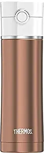 Thermos Sipp 16 Ounce Stainless Steel Insulated Drink Bottle, Rose Gold