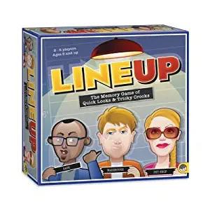 MindWare LineUp – Stimulating Memory Board Game with a Great Playing Time and Comical Crime Mystery Suspense for Ages 8 and Up
