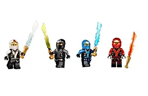 LEGO Ninjago Final Battle Kimono Ninja's set of 4 - Cole, Jay, Kai, Zane minifigures (Each with Elemental Sword)