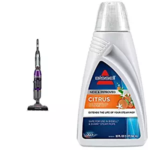 BISSELL Symphony Pet All-in-One Vacuum and Steam Mop, 1543A & Bissell Citrus Scented Demineralized Water, 1393, 32 oz