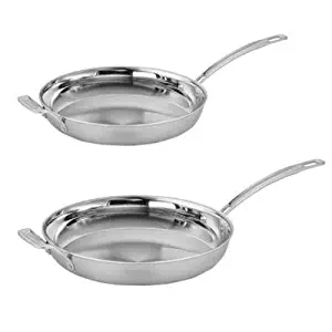 Cuisinart MCP22-1012PKN Multi TriPly Skillet Set, 2-Pack