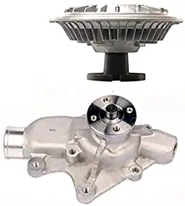 CAROCK Engine Water Pump with Fan Clutch Kit compatible with 1991-2002 Jeep Wrangler L4-2.5L(AW7136 2622 Replaces#)