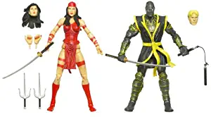 MARVEL LEGENDS 2 PK FIGURE - ELEKTRA & RONIN