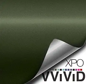 Matte Dark Green 60 Inch x 6ft Car Wrap Vinyl Roll with Air Release 3MIL-VViViD8