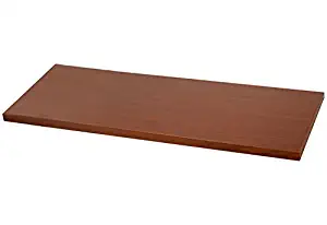 Organized Living freedomRail Wood Shelf, 24-inch x 12-inch - Modern Cherry