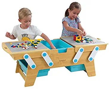 KidKraft Building Bricks Play N Store Table