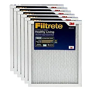 Filtrete MPR 1900 14x20x1 AC Furnace Air Filter, Healthy Living Ultimate Allergen, 6-Pack
