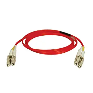 Tripp Lite Duplex Multimode 62.5/125 Fiber Patch Cable (LC/LC) - Red, 3M (10-ft.)(N320-03M-RD)