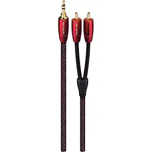 AudioQuest Golden Gate Mini to RCA 3M Mini to RCA Analog Interconnect Cable