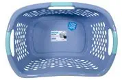 Home Logic Hip Grip Basket in Blue Gray