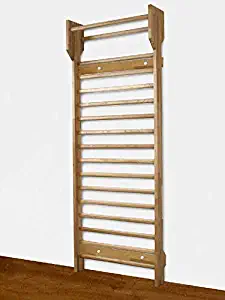 ARTIMEX Wooden Swedish Ladder (Stall Bars) Set for Physical Therapy & Gymnastics - Used in Homes, Gyms, Clinic, Schools or Fitness Centers