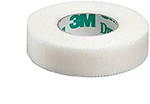 3M Durapore Surgical Tape 1/2"X10Yard Roll Silk Hypoallergenic - Pack of 2 Rolls- Model 1538-0