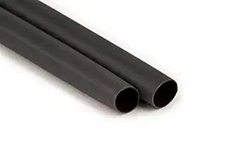 3M ITCSN-0400-6"-Black-12-3 Pc Pks Heat Shrink Heavy-Wall Cable Sleeve, Tamper Evident Bag, 6" Length (Pack of 3)