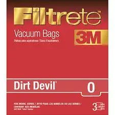 Generic Paper Bag for Dirt DevilType O Tattoo Filtrete 3m 3pk