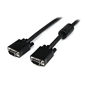 StarTech.com 10 ft. (3 m) VGA to VGA Cable - HD15 Male to HD15 Male - Coaxial High Resolution - VGA Monitor Cable (MXT101MMHQ10)
