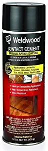 DAP 122 Weld Wood Contact Cement Spray Adhesive, 16 Oz