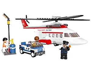 Sluban Private Helicopter Aviation Building Kit (259 Pieces)