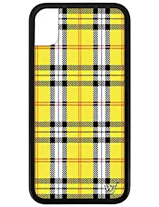 Wildflower Limited Edition Cases for iPhone XR (Yellow Plaid)