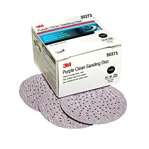 3M 30273 Hookit Purple 3" P400 Grit Clean Sanding Disc