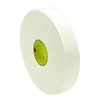 3M (4496W-1"x36yd) Double Coated Polyethylene Foam Tape 4496 White, 1 in x 36 yd 1/16 in