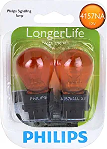 Philips 4157NA LongerLife Miniature Bulb, 2 Pack