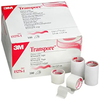 3M Transpore Tape 1527S-1 (Pack of 100)