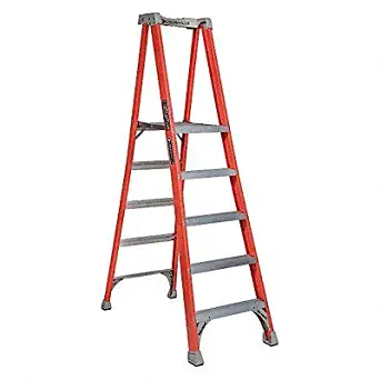 Platform Stepladder, 5 ft, FGL, 300 lb."