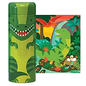 Petit Collage Dinosaur 64 Piece Tin Canister Puzzle