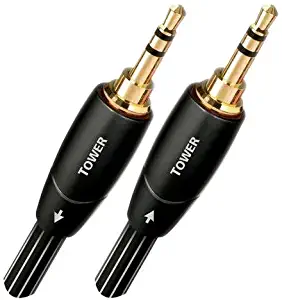 AudioQuest Tower 3.5mm to 3.5mm Analog-Audio Interconnect Cable (3.0 Meter)