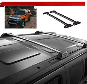 Fit for 06-10 Hummer H3 H3T OE Style Roof Rack Cross Bars Set W/ Lock Luggage
