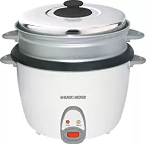 Black & Decker RC2800 15-Cup (Uncooked) Non-Stick Stainless Steel Rice Cooker, 220 to 240-volt