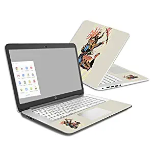 MightySkins Skin Compatible with HP Chromebook 14 (2014) - Insect Girl | Protective, Durable, and Unique Vinyl Decal wrap Cover | Easy to Apply, Remove, and Change Styles | Made in The USA