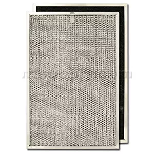 Aluminum/Carbon Range Hood Filter -11 3/8" x 17" x 3/8"