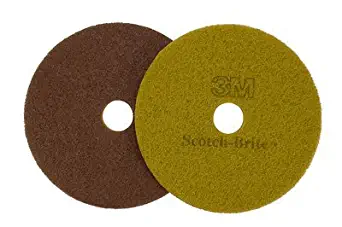 Scotch-Brite Sienna Diamond Floor Pad Plus, 8 in