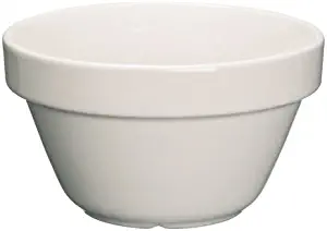 Kitchen Craft Home Made Traditional Stoneware Pudding Basin, 11.5cm (0.3 Litre)