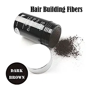 Dexe - Easy to Use Lose Hair Building Fibers Dark Brown Color 22g