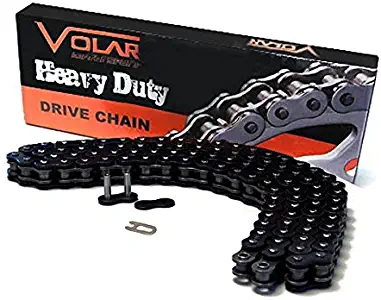 Volar Heavy Duty Non Oring Chain - Black for 2013-2017 Kawasaki Ninja 300 EX300