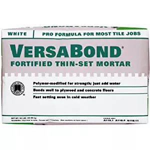 Custom Building Products VersaBond Flex Fortified Thin-Set Mortar #MTWS50WHT