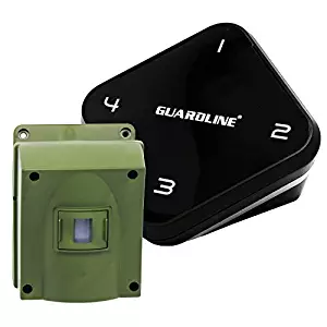 ¼ Mile Long Range Wireless Driveway Alarm Outdoor Weather Resistant Motion Sensor & Detector- Best DIY Security Alert System- Monitor & Protect Outside Property, Yard, Garage, Gate, Pool.