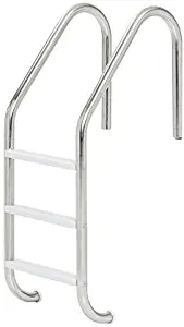 Tiamat 80103 Stainless Steel 3 Tread Swimming Pool Ladder, 24"