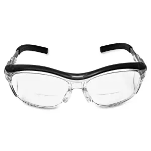 3M Nuvo Protective Reader Eyewear - StandardPolycarbonate Lens - 1Each - Gray, Clear, Black