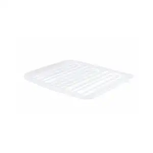 Rubbermaid 1182MACLR Large Clear Drain-Away Tray