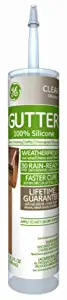 GE GE50G01 10.1 oz Clear Gutter Caulk