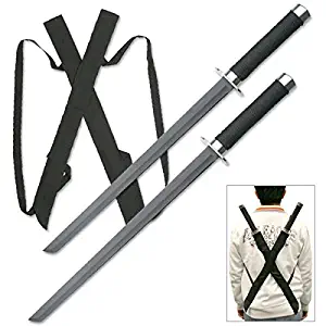 Snake Eye Tactical Ninja Assassin Strike Force Twin Swords Set w/ Sheath.