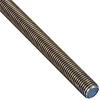 18-8 Stainless Steel Fully Threaded Rod, 3/4"-10 Thread Size, 72" Length, Right Hand Threads