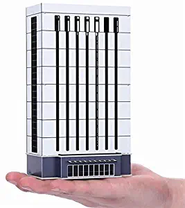 EatingBiting（R） N Scale 1/150 1/160 Modern Enterprise Government Skyscraper Buildings Models Realism Scene for DIY Sand Table Garden Micro Landscape Ornaments Decor Supply DIY Player Spray Painting