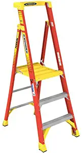 WERNER CO PD6203 Type IA Aluminum Podium Ladder - 3'