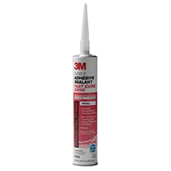 3M Marine Adhesive/Sealant Fast Cure (White, 10 fl.oz)