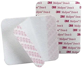 3M Medipore Soft Cloth Pre-cut Dressing Covers 2954 (Pack of 100)